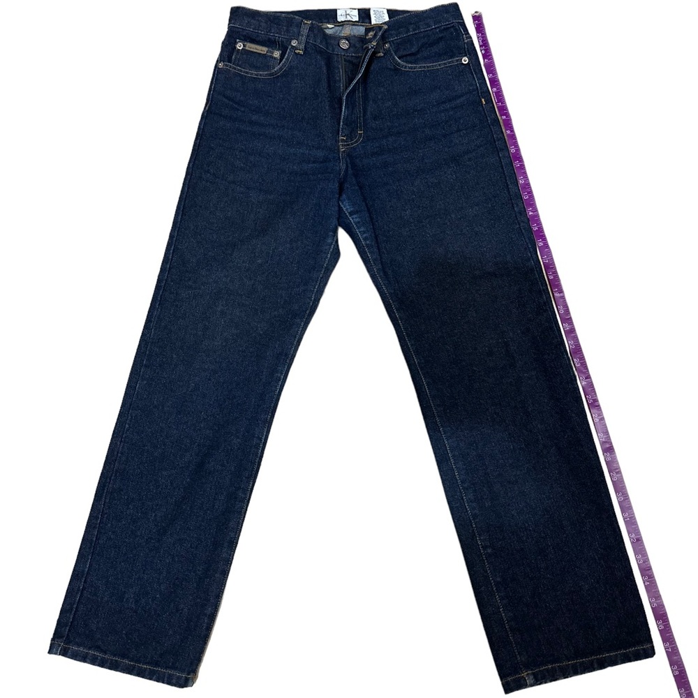 Calvin Klein Straight Leg blue jeans size 7 EUC